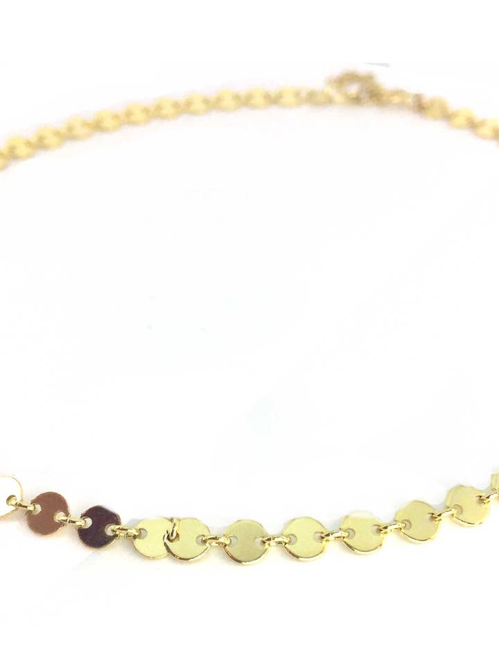 Gold Coin Bracelet for wholesale by Selah Vie