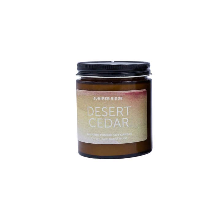 Mini Essential Oil Candle - Desert Cedar (5oz) for wholesale by Juniper Ridge