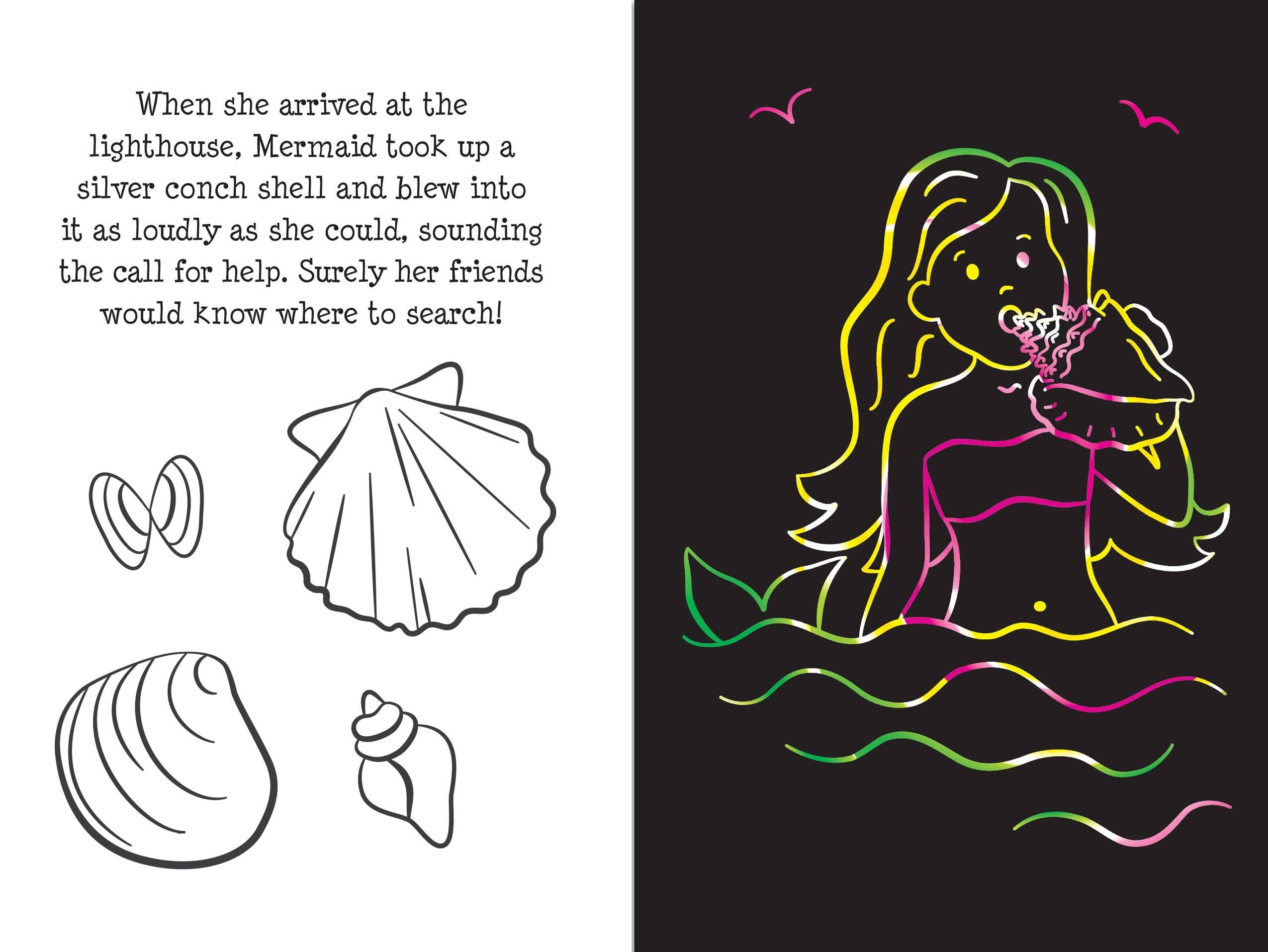 Peter Pauper Press - Wholesale Sketchbook/Sketchpad - Mermaid Adventure Scratch and Sketch3