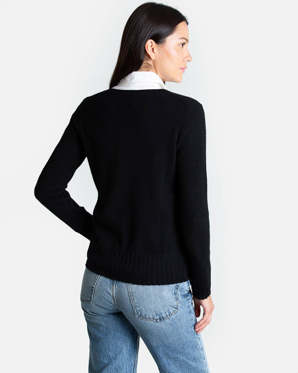 QUINN – Engroshandel Pullover - Dame – KIM CASHMERE V HALS9