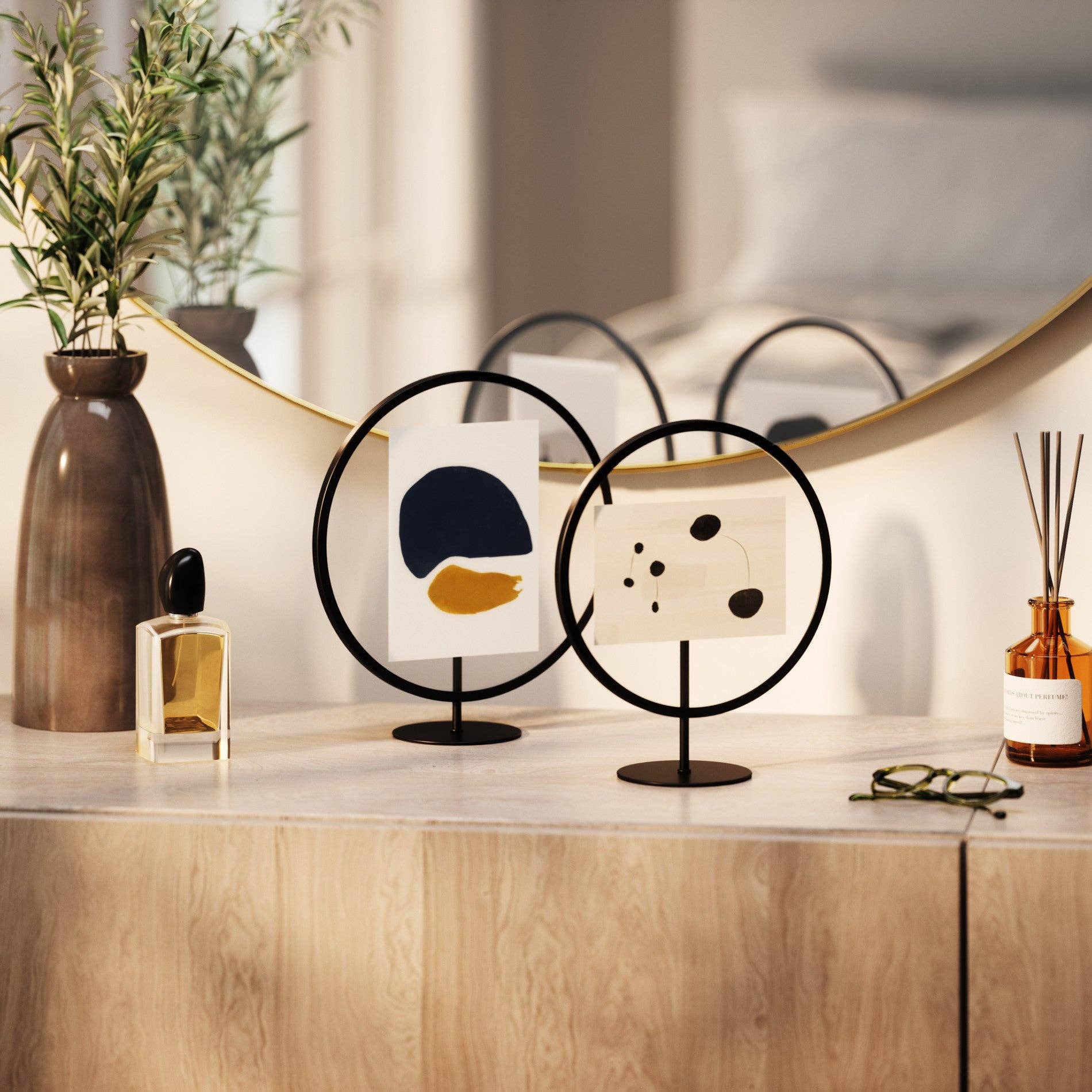 Black Infinity Floating Picture Frame for wholesale on Faire7