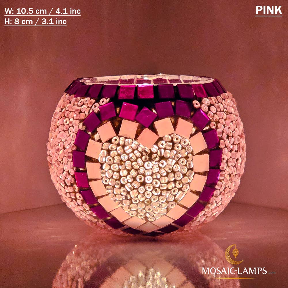Mosaic Lamps - Wholesale Candle Holder - Turks Color, Turkish Mosaic Candle Holders, Votive Candle24