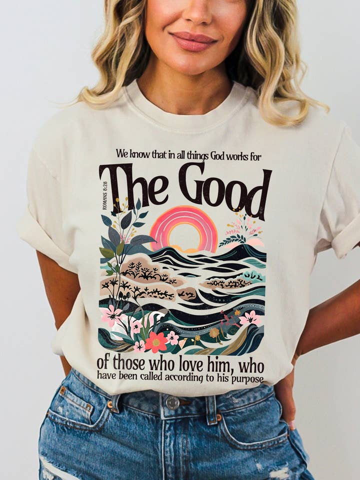 Christian Easter T Shirt The Good Of Those Who Love Him CC17 and other Purchase Wholesale easter tee. Free Returns & Net 60 Terms on Faire trending on Faire.