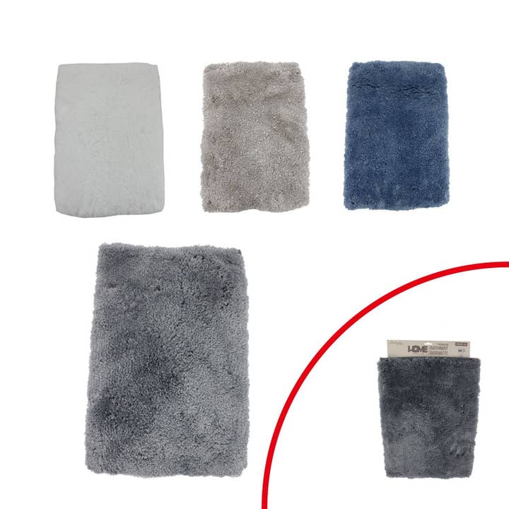 Alfombrilla de baño 60 x 40 cm » Alfombra de baño extra suave » alfombrilla de baño gruesa 1300 g/m² » alfombra de baño mullida para venta al por mayor de VewoTex