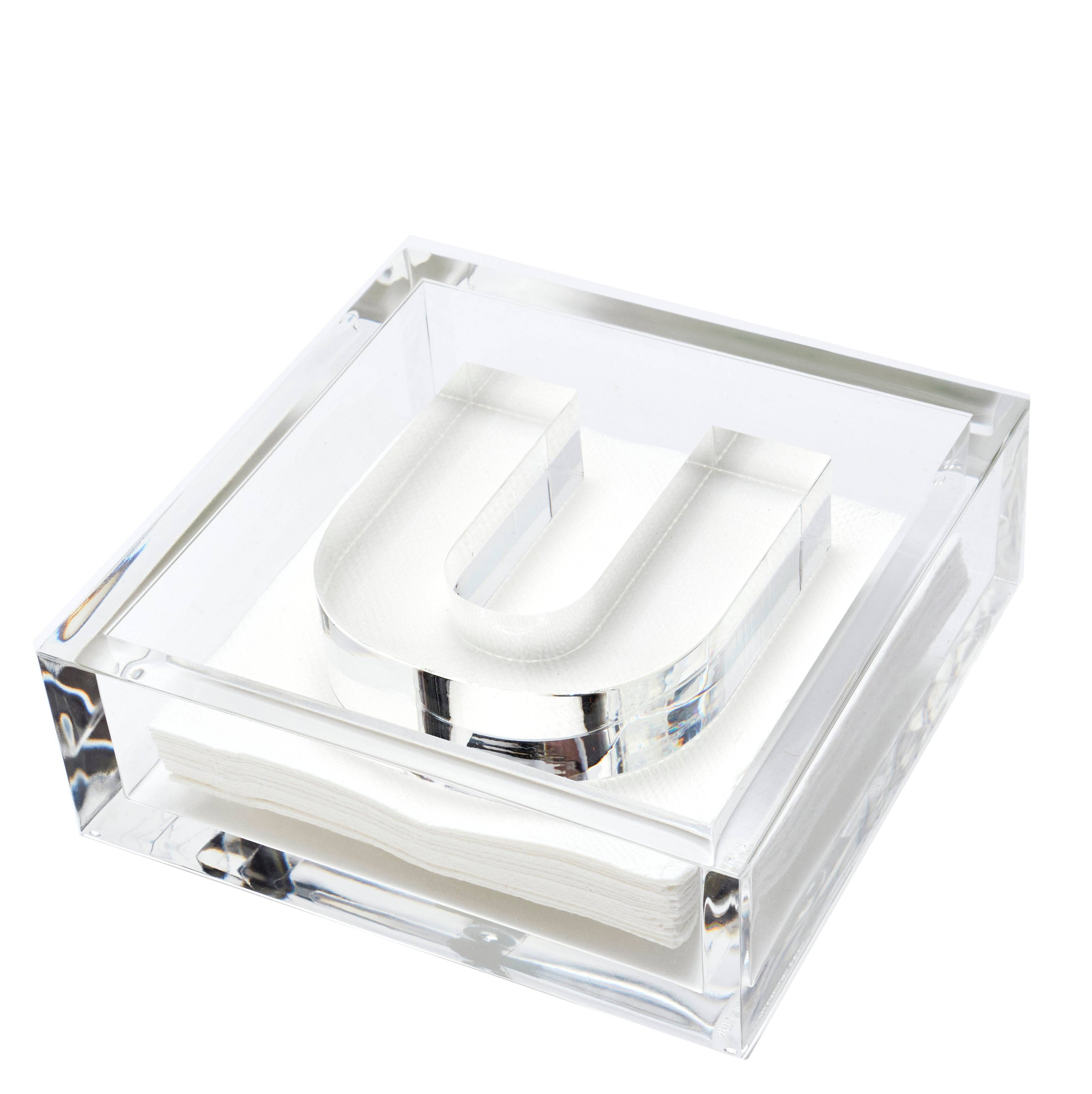 Tara Wilson Designs - Vente Porte-serviette - PORTE-SERVIETTES À COCKTAIL INITIAL26