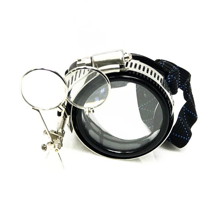 UMBRELLALABORATORY - Wholesale Sunglasses - Unisex - Airship captain pirate eyepatch monocle Rave goggle with magnifying eye loupes4