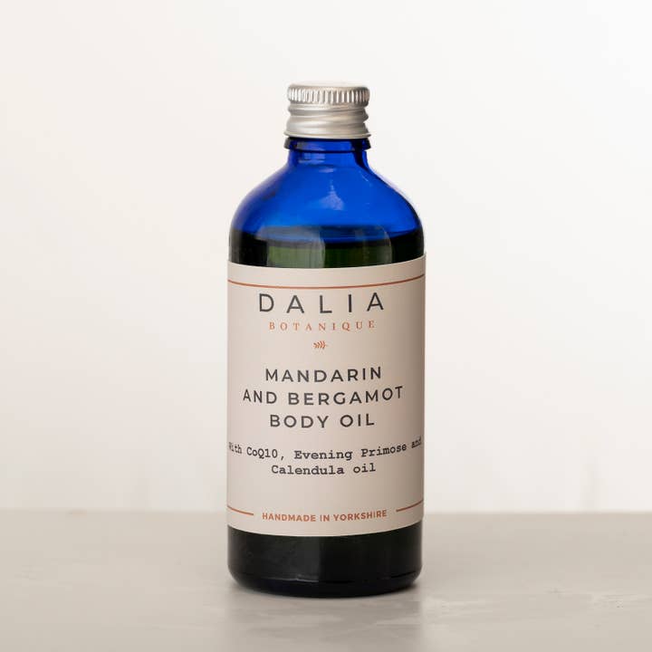 Mandarin and Bergamot Body Oil for wholesale by Dalia Botanique