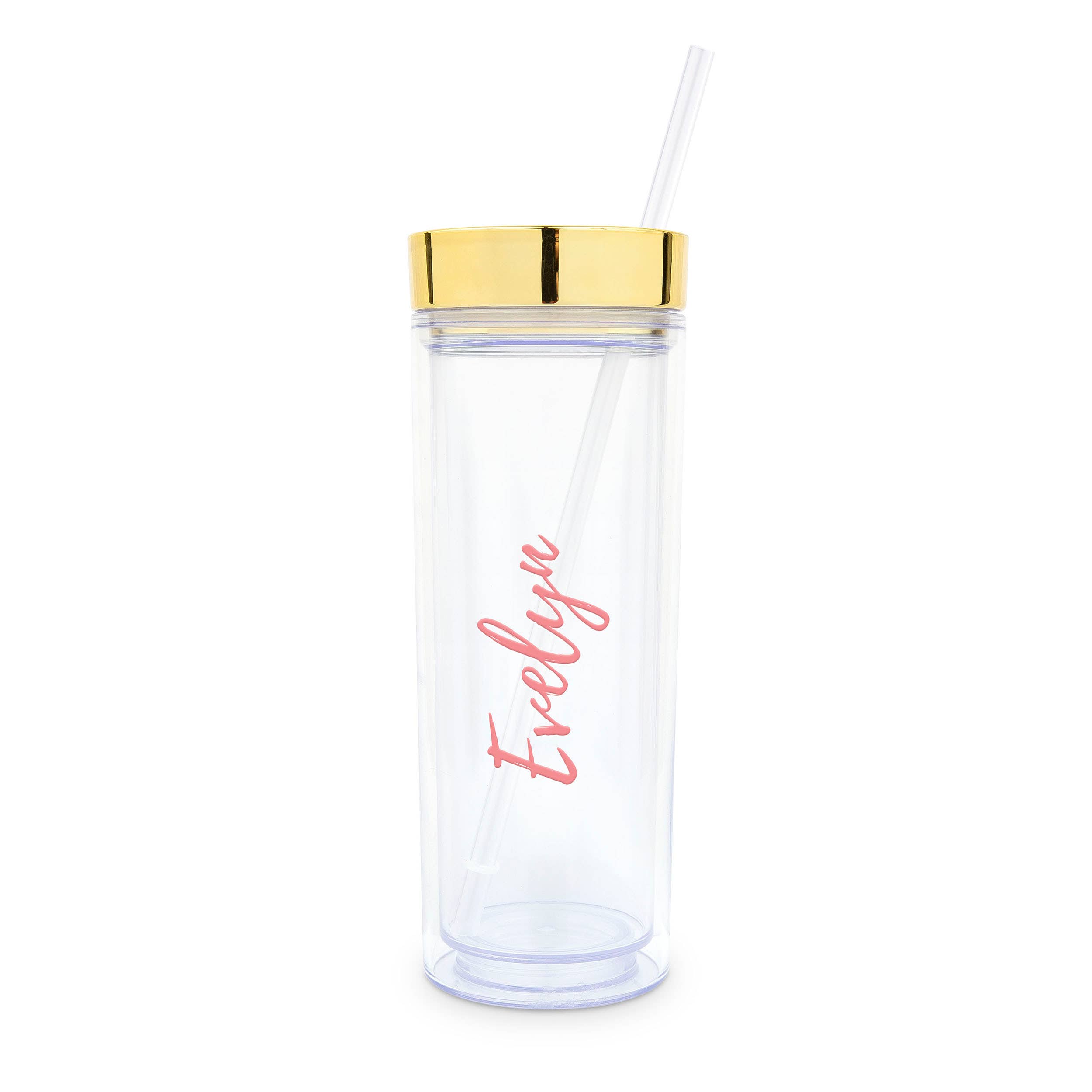 Weddingstar Inc. – wholesale Insulated mug/tumbler – 17 oz. Insulated Plastic Drink Tumbler - Calligraphy11