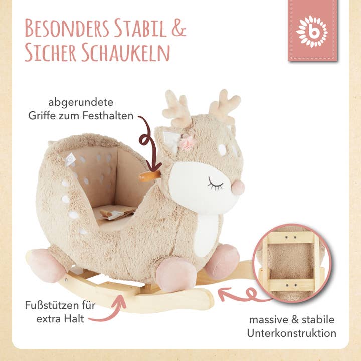 Bieco Spielwaren - Wholesale Rocking Horse - Kids - Rocking Animal Baby Deer Ella5