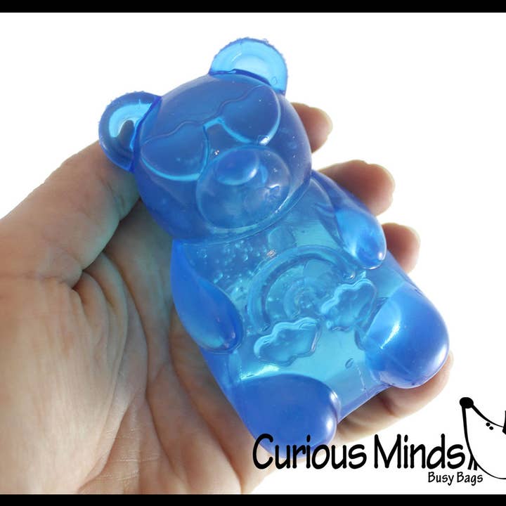 Curious Minds Toys - Wholesale Squishy Toy - Kids & Baby - 1 Gummy Bear Jelly Filled Stress Ball - Squishy Sensory Fidg4