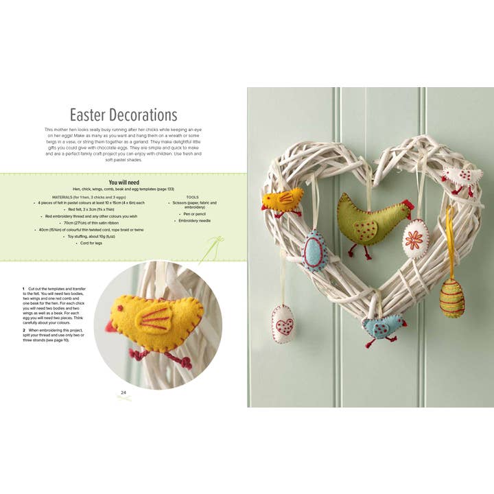 Penguin Random House LLC - Wholesale Crafts, Hobbies & DIY - A Year of Felt Decorations5