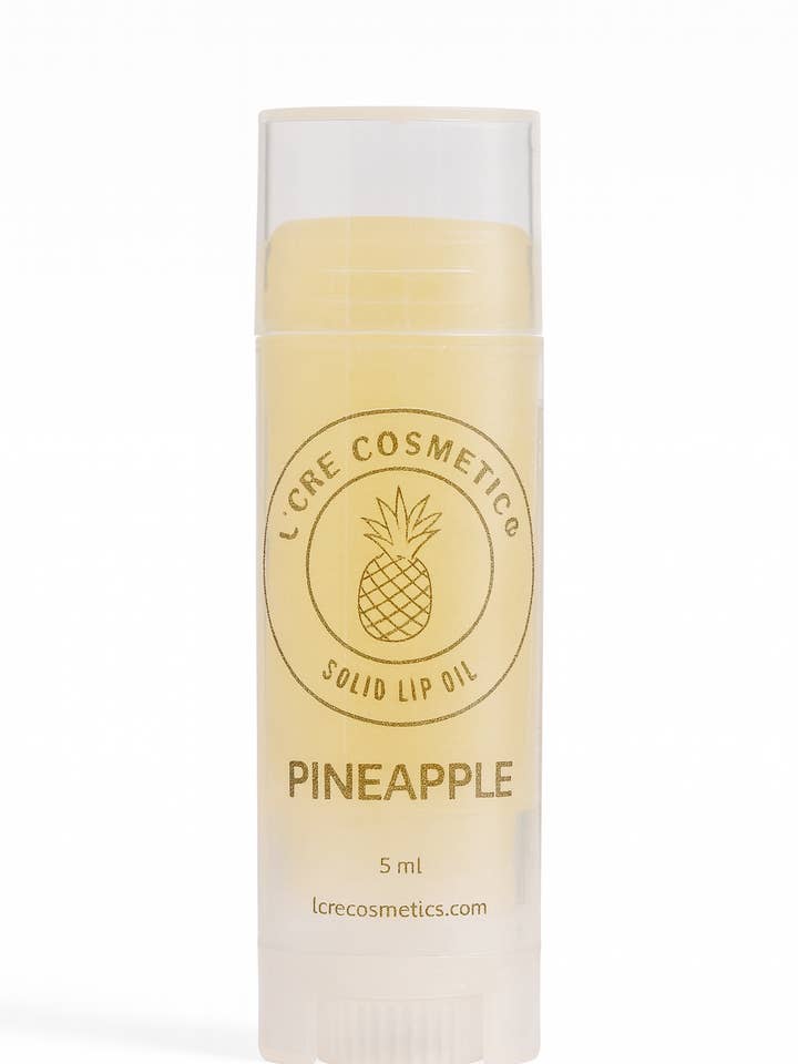 Olio Labbra Solido all'Ananas per la vendita all'ingrosso da parte di L’Cre Cosmetics