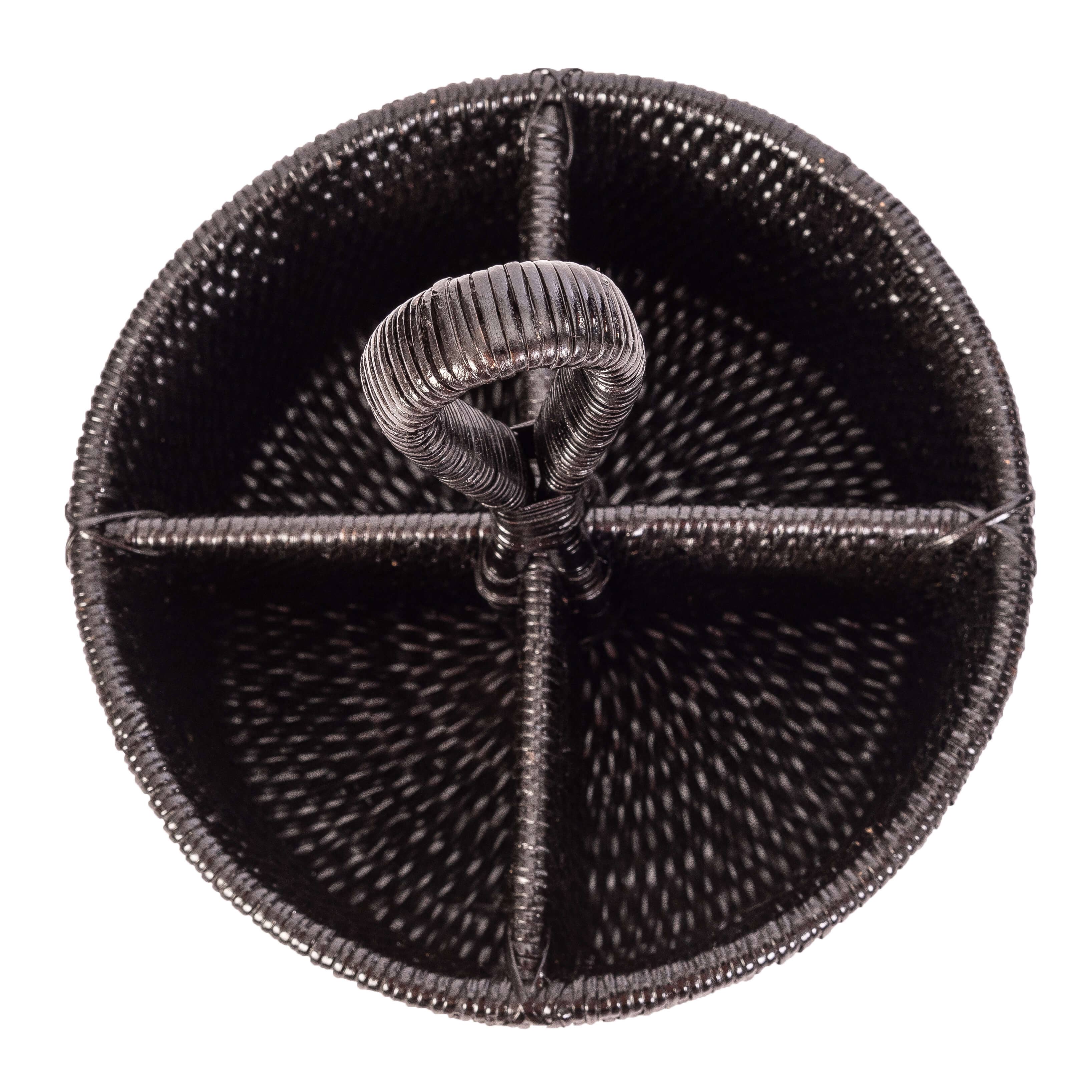 Artifacts Trading Company - Wholesale Utensil Holder - Rattan 4-Section Cutlery Caddy – Utensil Holder9