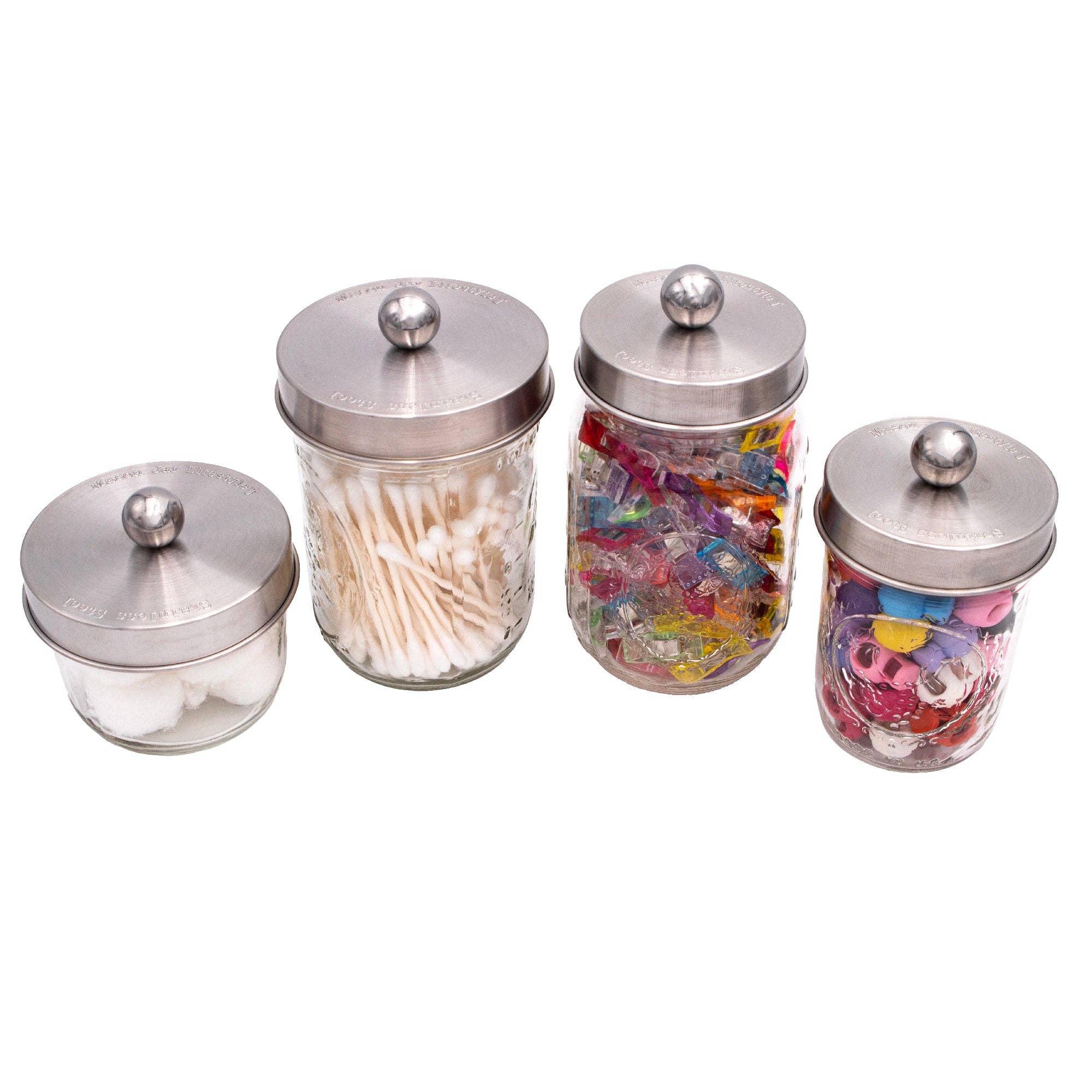 Mason Jar Lifestyle - Wholesale Canister - Apothecary Stainless Steel Lid for Mason Jars12