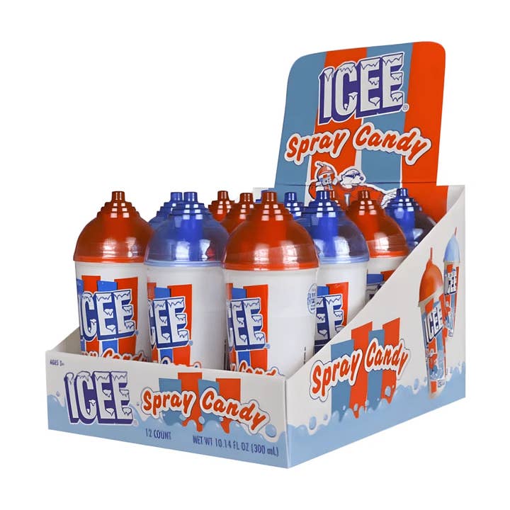 Sugar Bear Candy - Wholesale Hard Candy - Icee Spray Candy 12 ct.