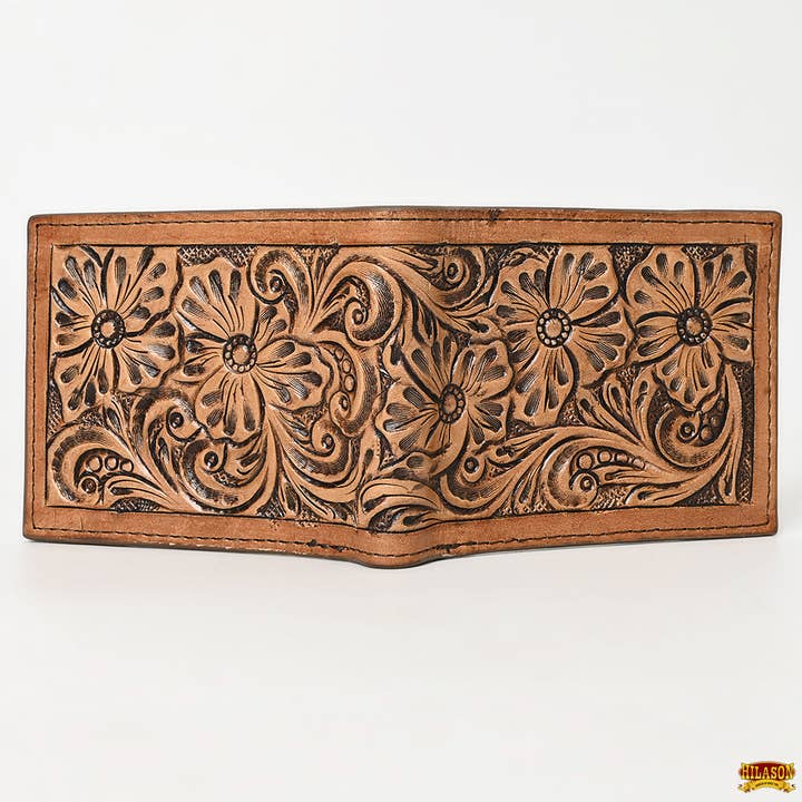 HILASON – wholesale Plånbok - Unisex – Western Rodeo Bifold Herr Dam Amerikansk Läderplånbok