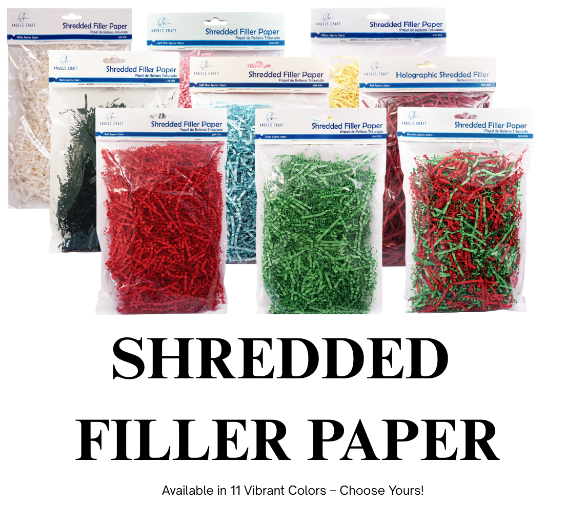 Angels Craft - Wholesale Craft Supplies - Colorful Shredded Filler Paper – 11 Colors11