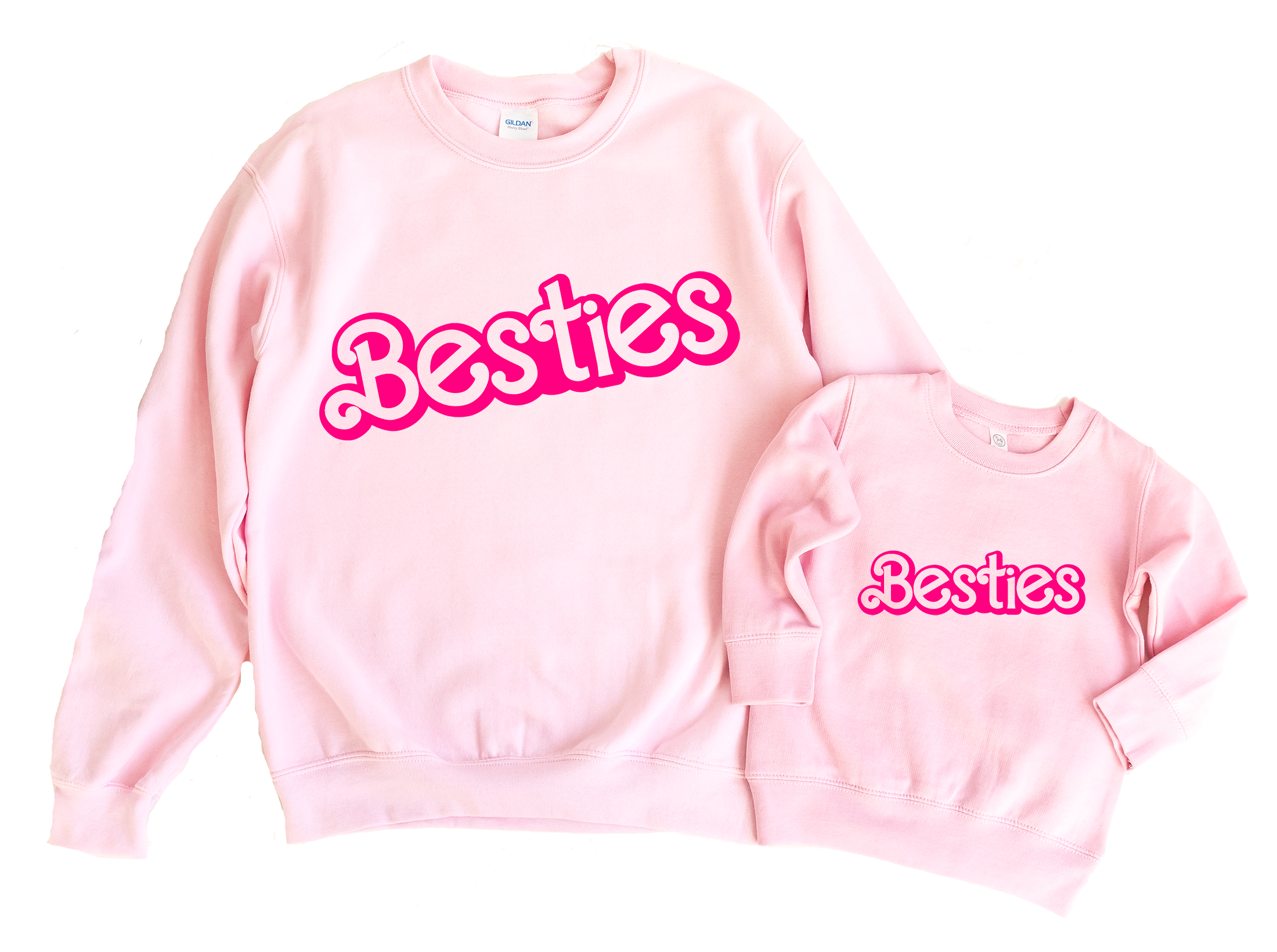 Holland Ave Clothing - Wholesale Mommy & Me Sets - Besties | Girls & Mama Sweatshirt0