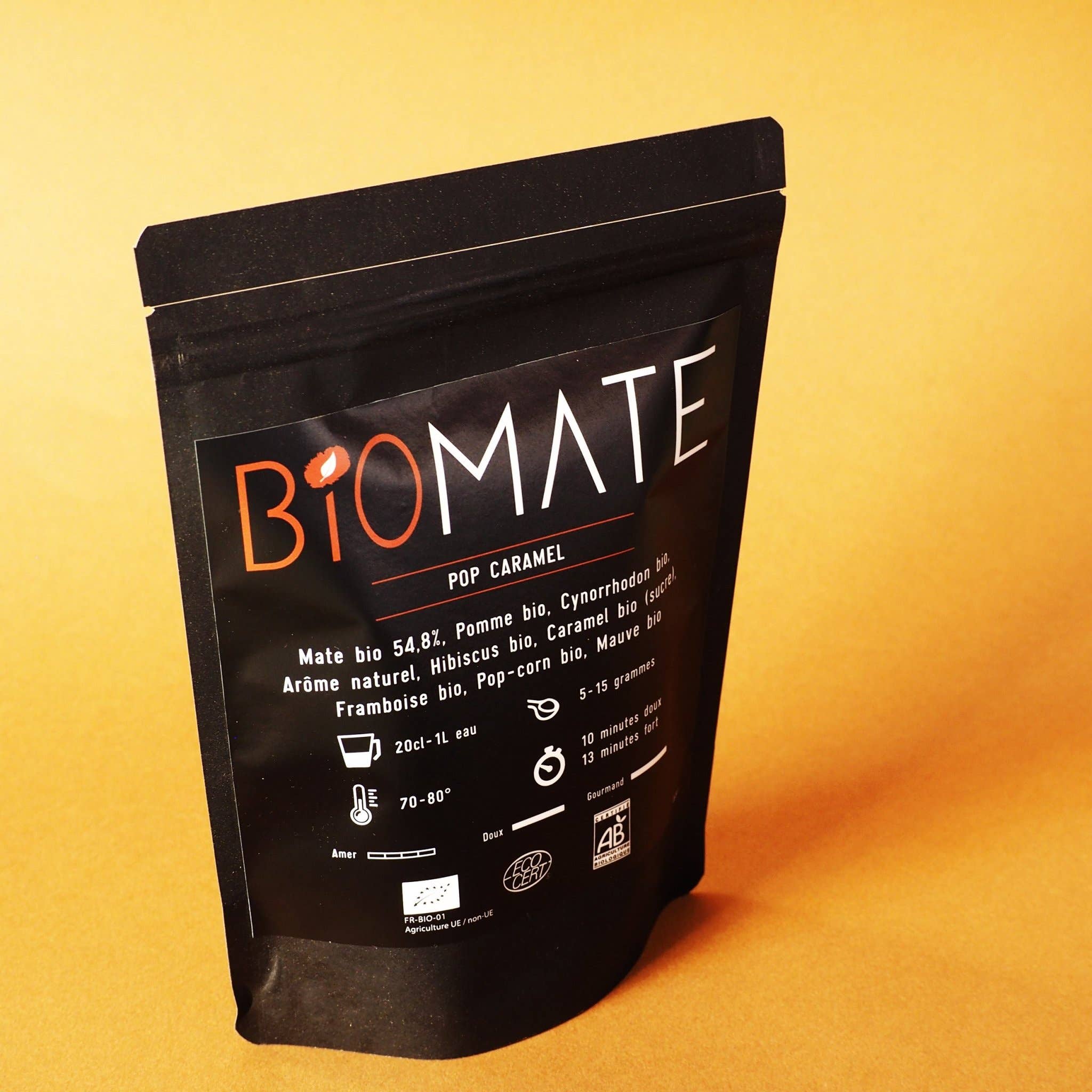 Biomate - Wholesale Health/Detox Tea - Pop Caramel - Organic Yerba Mate0