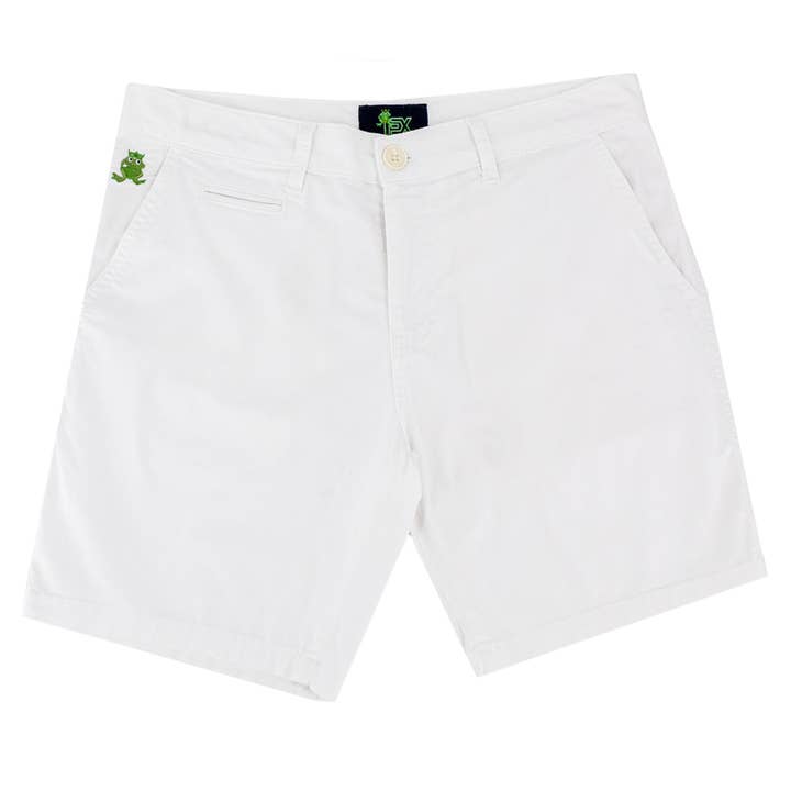 Shorts chino FROG bianchi per la vendita all'ingrosso da parte di EIGHT X
