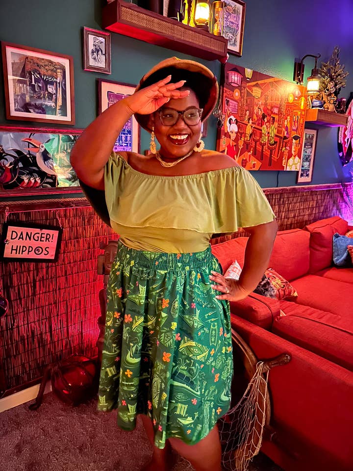 Park Candy - Wholesale Skirt - Women's - Jungle River Midi Skirt
