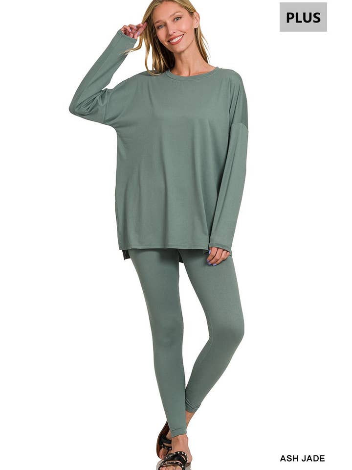 42POPS - Vente Ensemble de vêtements d'intérieur – femme - ".._ Ensemble de détente en microfibre Plus7