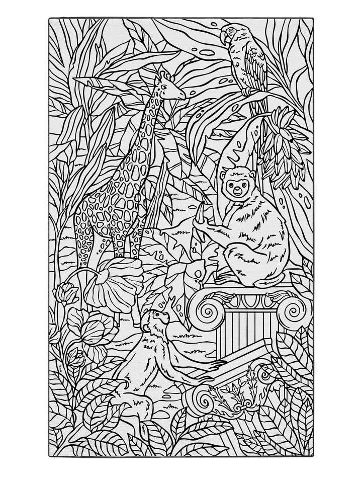 Harmonie dans la nature pour la vente par Coloring Rugs