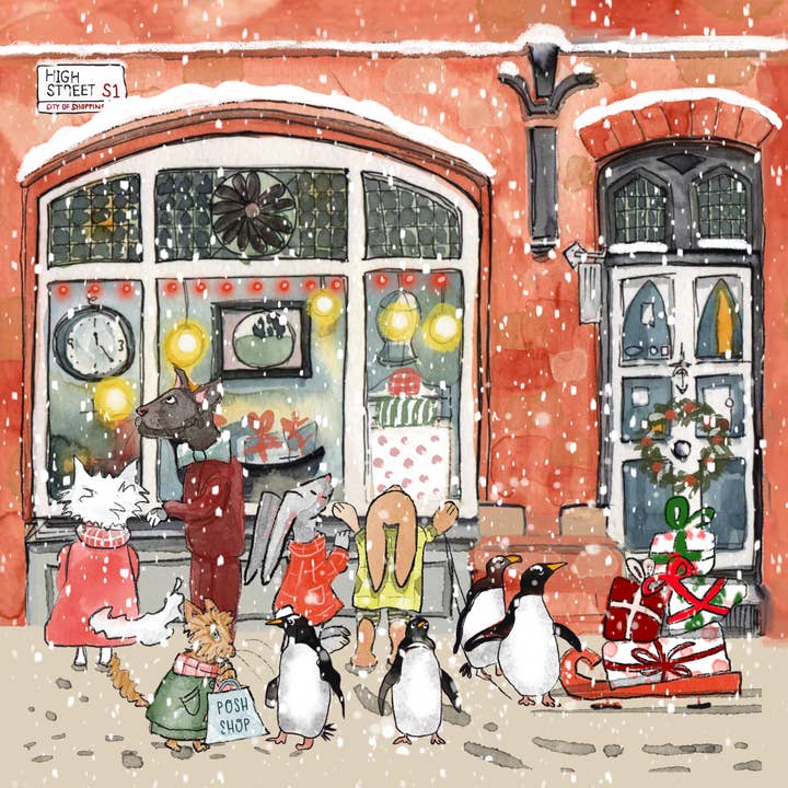 Christmas Shopping for wholesale by Jo Scott Art
