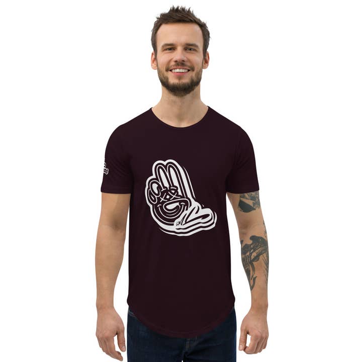Men's LML Clothing Curved Hem T-Shirt for wholesale by LML Clothing by Halfwait