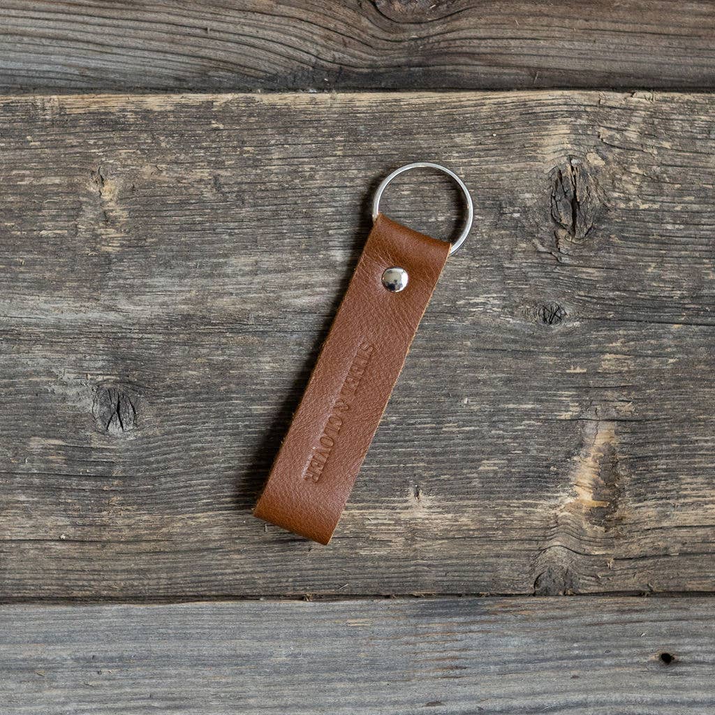 Steel & Clover - Wholesale Keychain - Unisex - Richmond Leather Keychain0