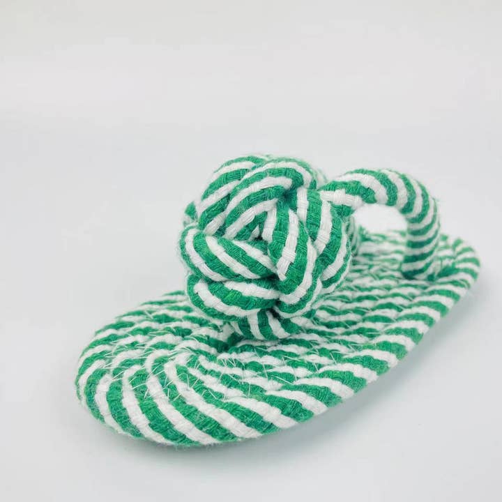 Monli Handcrafted Pet Toys - Vendita all'ingrosso Giocattolo di corda - Cani - Giocattolo per cani a forma di pantofole fatte a mano, giocattoli divertenti per cani15