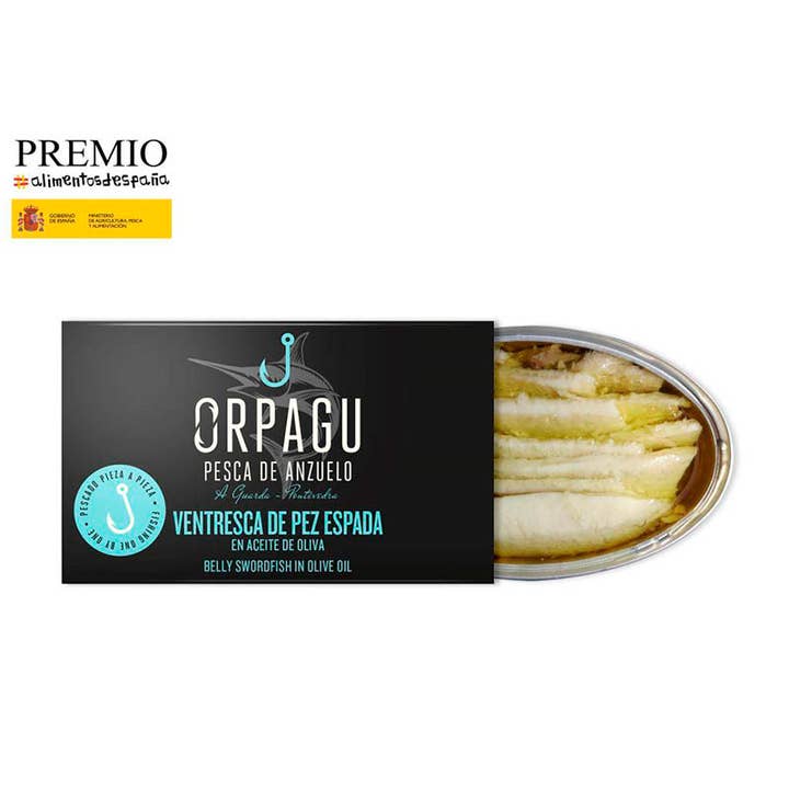 Made in Spain Gourmet – wholesale Konserverad fisk – Ventresca Svärdfisk I Olivolja, Orpagu