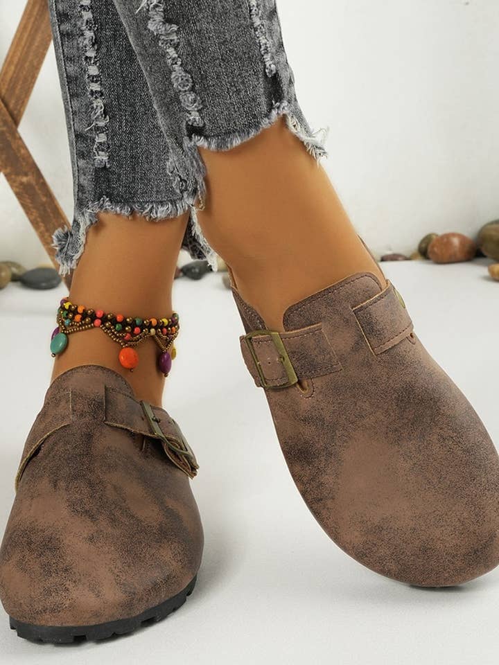 Beyond Apparel - Wholesale Slip On Sneakers - Women's - Round Toe Buckle Slip-Ons9