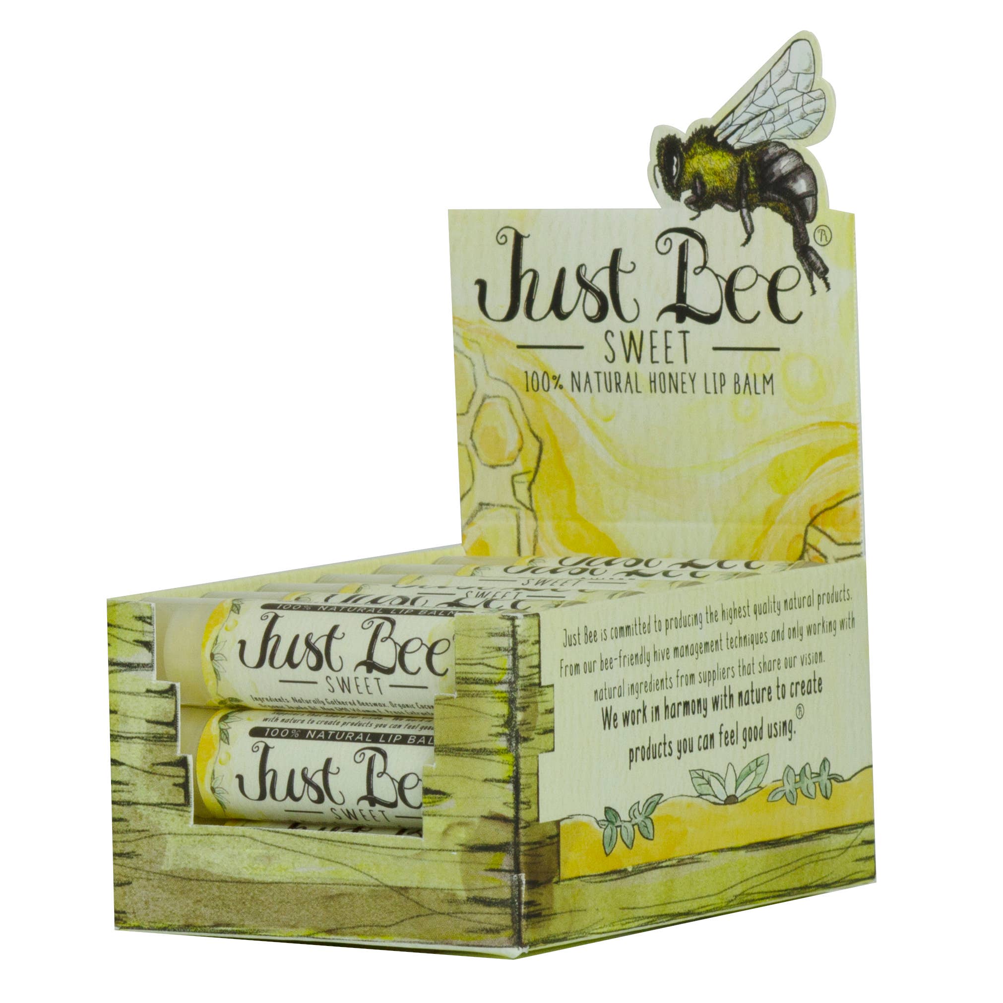Just Bee – wholesale Lip Balm – Just Bee Sweet Lip Balm - Natural Honey Lip Balm3