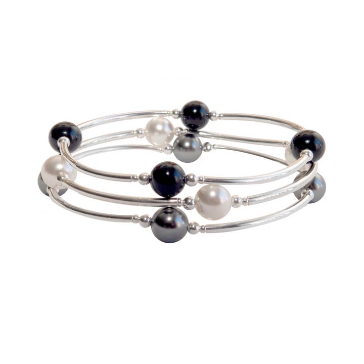 Made as Intended - Wholesale Beaded Bracelet - 8mm White Pearl Blessing Bracelet1