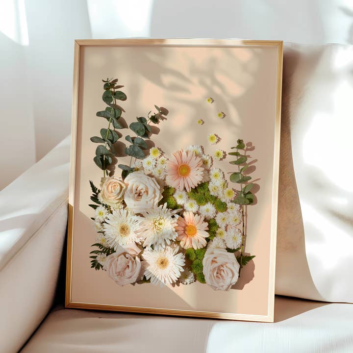 Heather – Neutral Floral Photography Art Print for wholesale by Still Wild