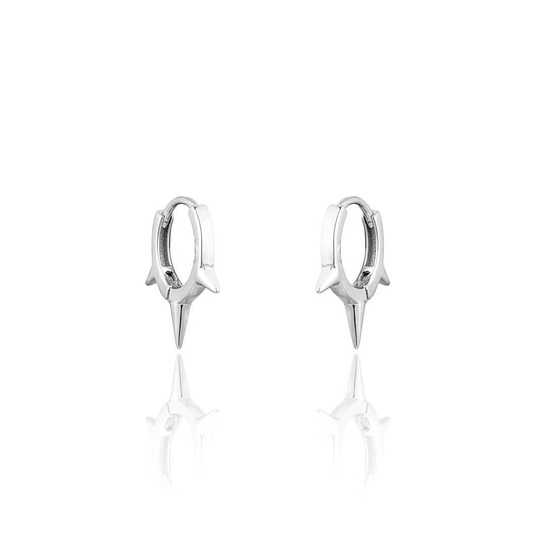 KIKICHIC - Wholesale Huggie Earrings - Triple Spike Huggies Earrings0