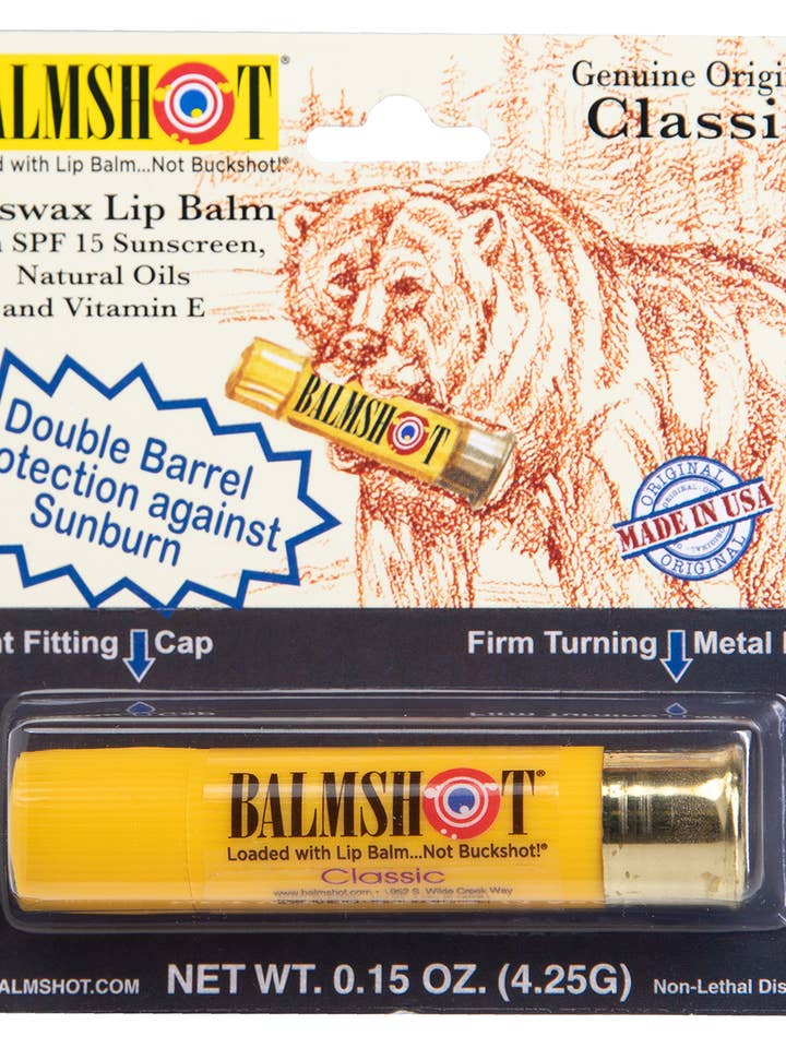 Classic Beeswax Lip Balm for wholesale by BALMSHOT Lip Balm
