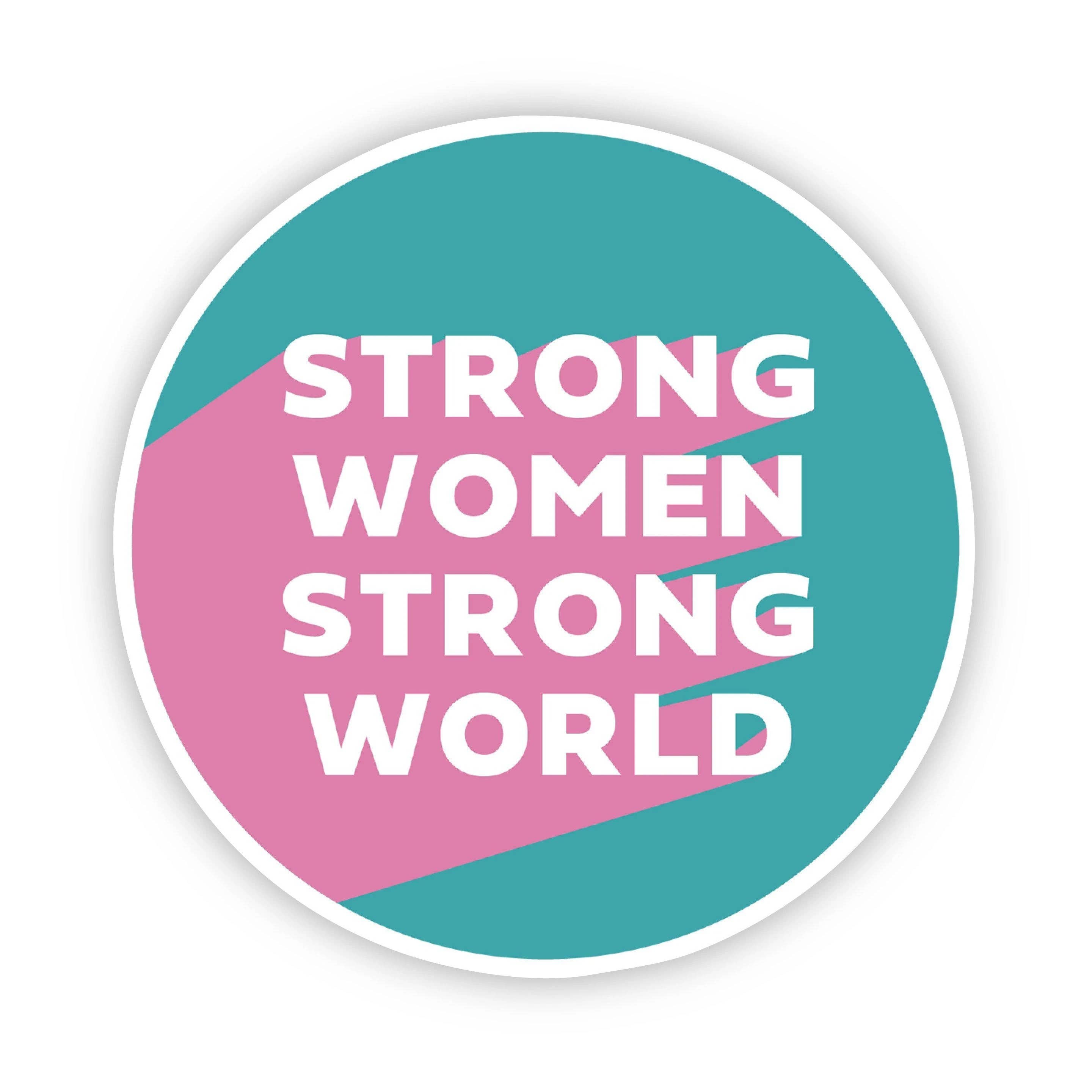 Big Moods - Wholesale Sticker - Strong Women Strong World Sticker