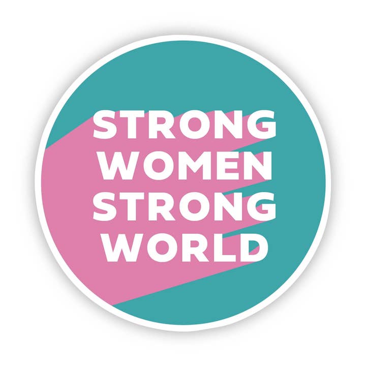 Big Moods - Wholesale Sticker - Strong Women Strong World Sticker0