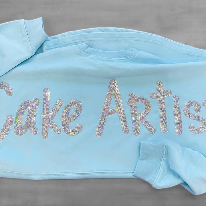 Jersey à sequins « Cake Artist » pour la vente par Sweet Elizabeth