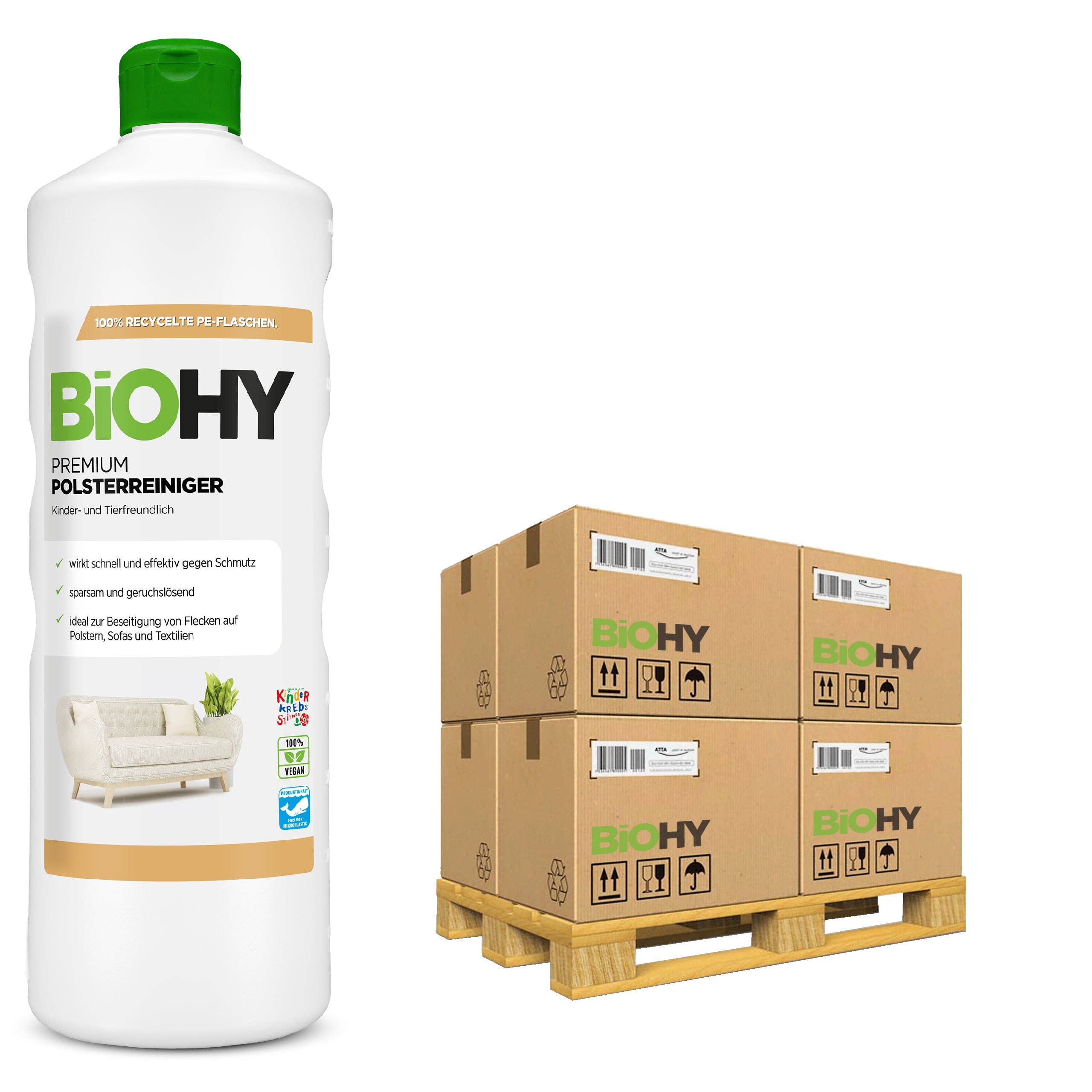 BiOHY - Wholesale Retailer Display - Home & Living - Premium upholstery cleaner, textile cleaner, upholstery cleaning agent, sofa cleaner, B2B1