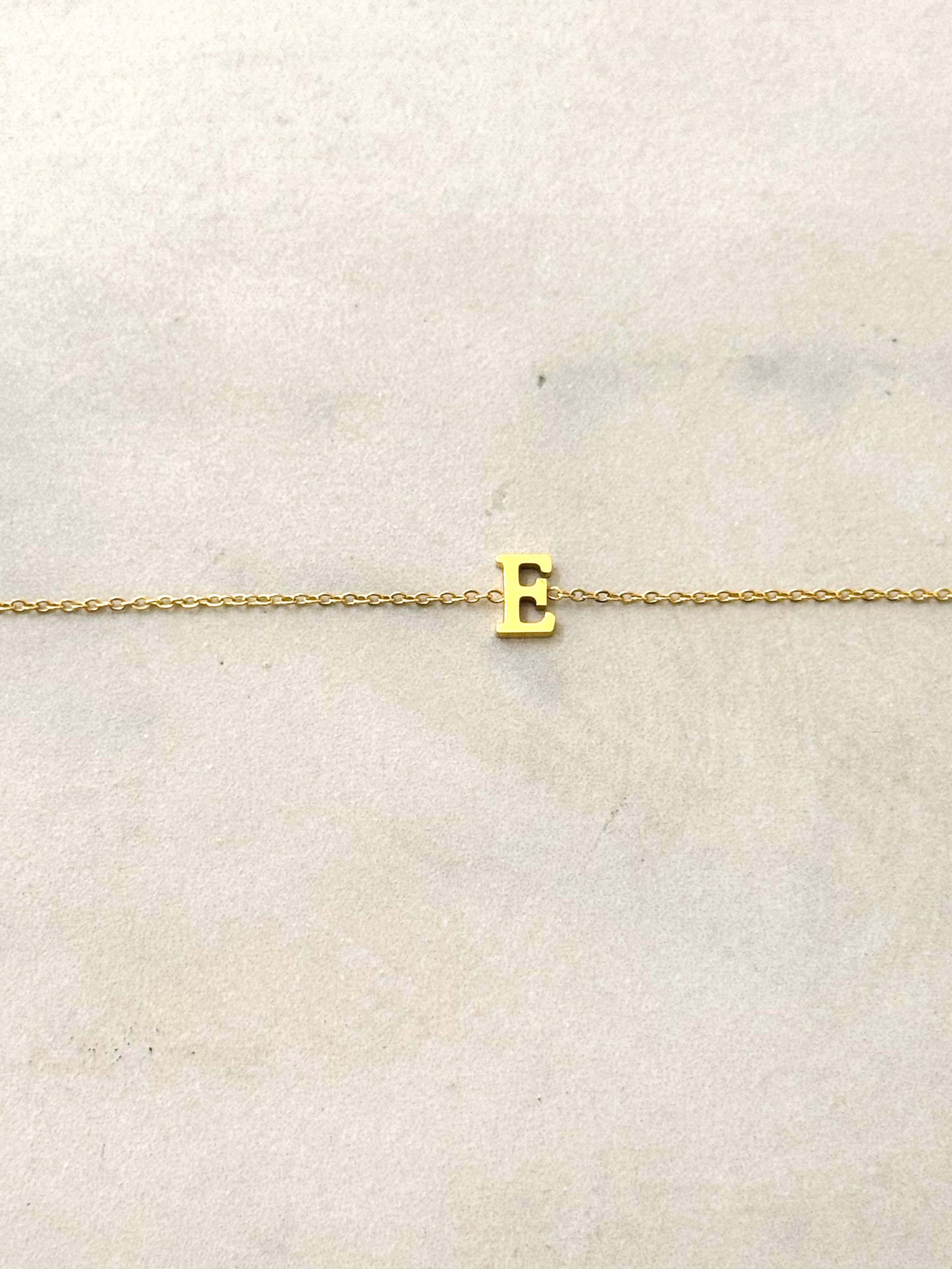 Cassette Barcelona - Wholesale Charm/Dangle Bracelet - Minimal Stainless Steel Initial Bracelet4