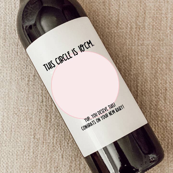 the pretty little mess - Wholesale Gift Tag Label - New Parent Gift, New Baby Gift, New Baby Wine Label, New Mom, New Parents Gift, New Baby Card, New Baby Gift Basket, New Parent Care Package0