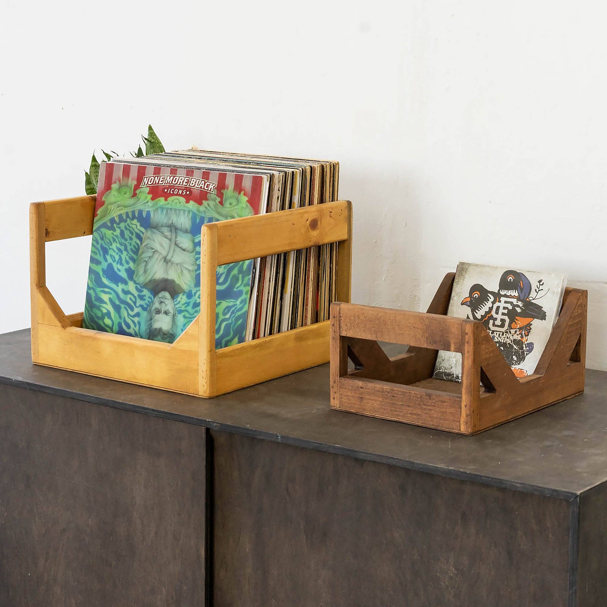 WickerWoodWorks - Vente Cubes de rangement - The Cube : caisse de rangement pour vinyles 12 pouces10