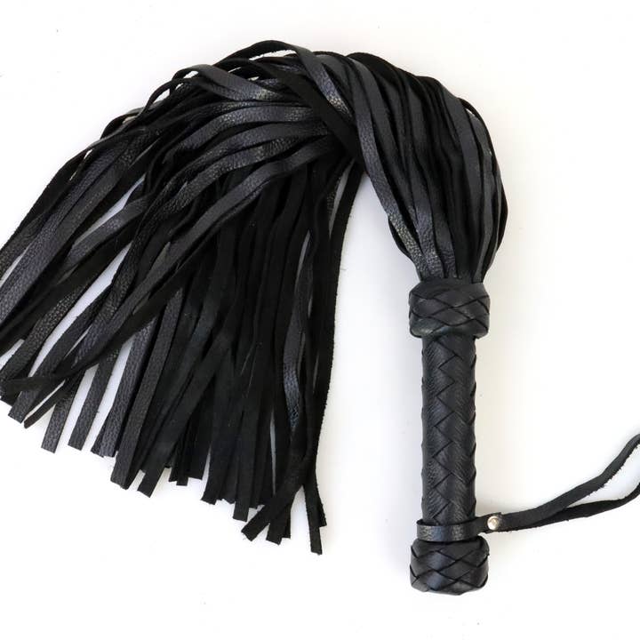 MarquisDeBliss - Venta al por mayor Juguetes eróticos - Flogger clásico de cuero auténtico Bdsm, pesado, 26.6 pulgadas3
