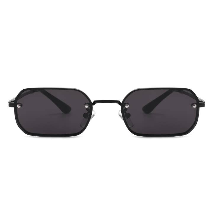 Cramilo Eyewear - Wholesale Sunglasses - Women's - Slim Retro Rectangle Small Narrow Vintage Fashion Sunglasses6