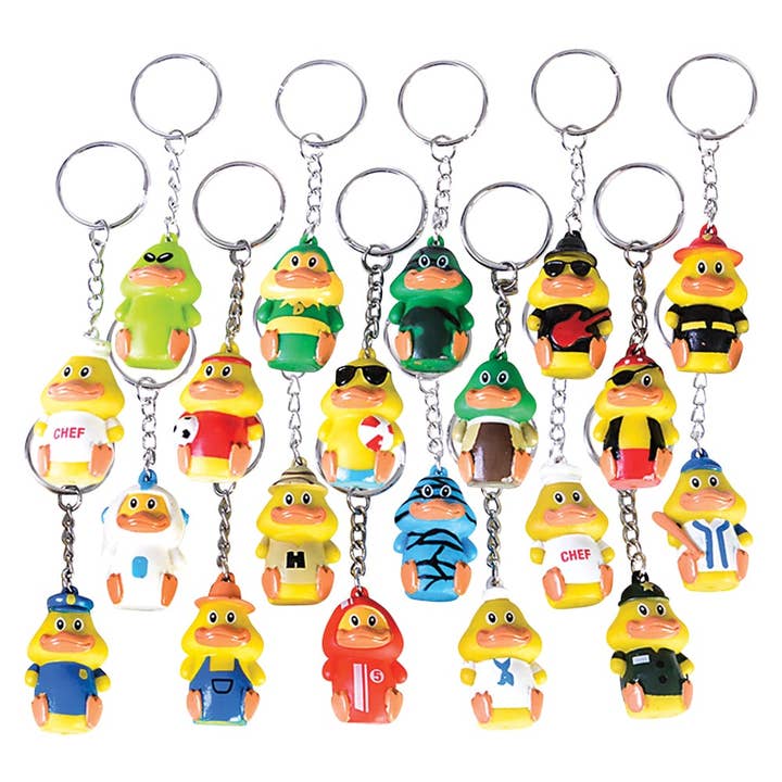 Llavero COLECCIONABLE DUCKY KEYCHAINS LLB de 1.5 pulgadas para venta al por mayor de La Luna Bella - Toys