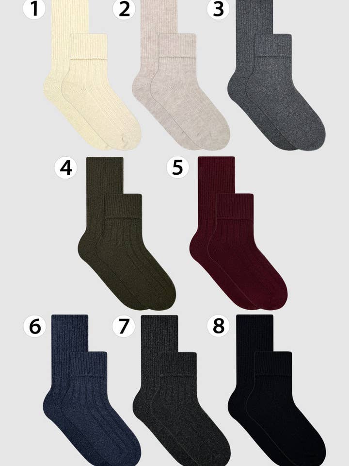Women's Crew Winter 72N Wool Rib Normal Socks for wholesale by 7DAYSSOCKS