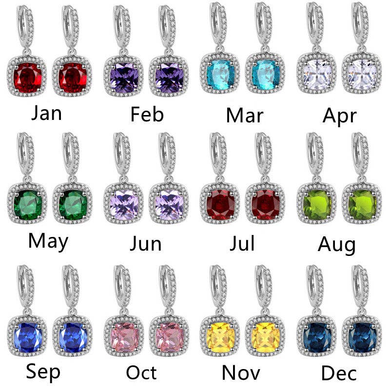 Perimade & Co. LLC – Engroshandel Hoops – Ørering med vedhæng og personlig fødselssten i 925 sterlingsølv25